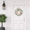 24"Artificial Chrysanthemum, Rose & Ranunculus Floral Spring Wreath